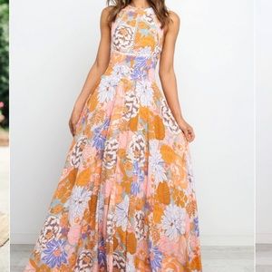 Petal and Pup Newell Dress Orange